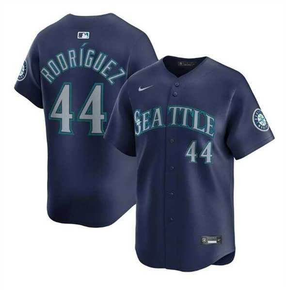 Men%27s Seattle Mariners #44 Julio Rodriguez Navy Limited Stitched Jersey Dzhi->auburn tigers->NCAA Jersey